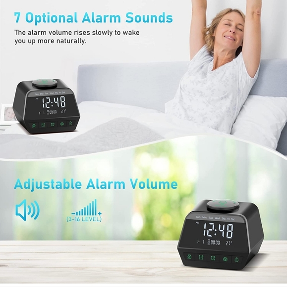 Multi functional alarm clock - Picture 8 of 10
